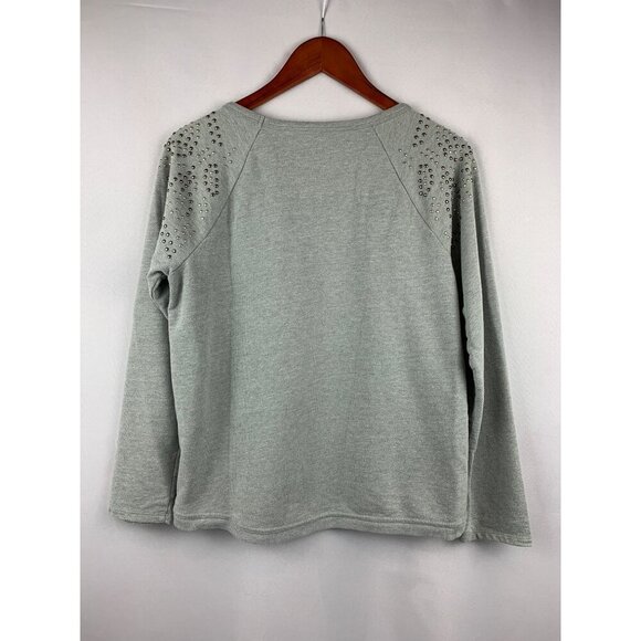 APT. 9 Womens Petite Small Embellished Pullover Sweater Size Small - Picture 2 of 6